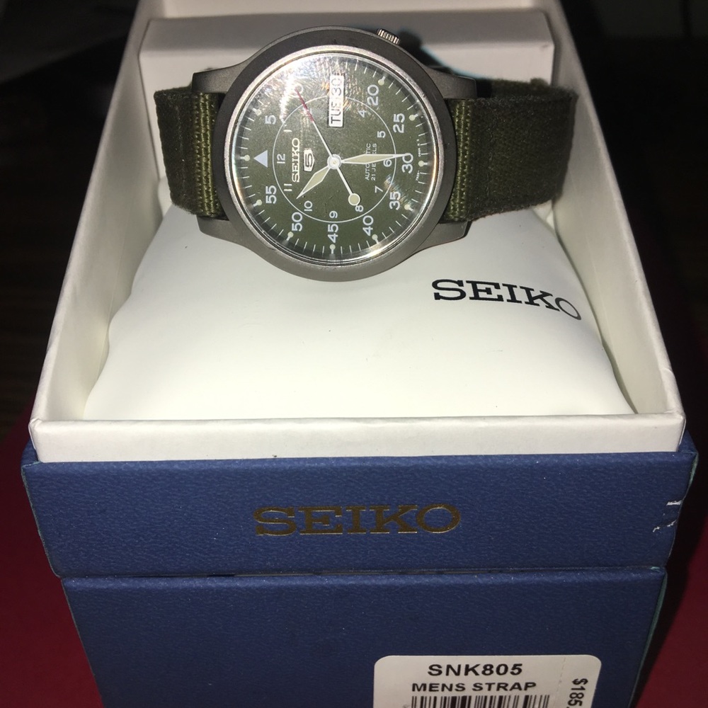 Seiko watch automatic #snk805-23 jewel